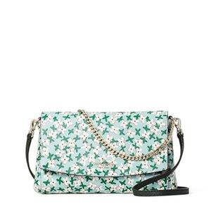 Kate Spade Laurel Way Greer Crossbody Bag Purse Handbag, APHRODITE GREEN MULTI